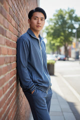 Women’s Mock Collar Long Sleeve Reversible Bomber Jacket