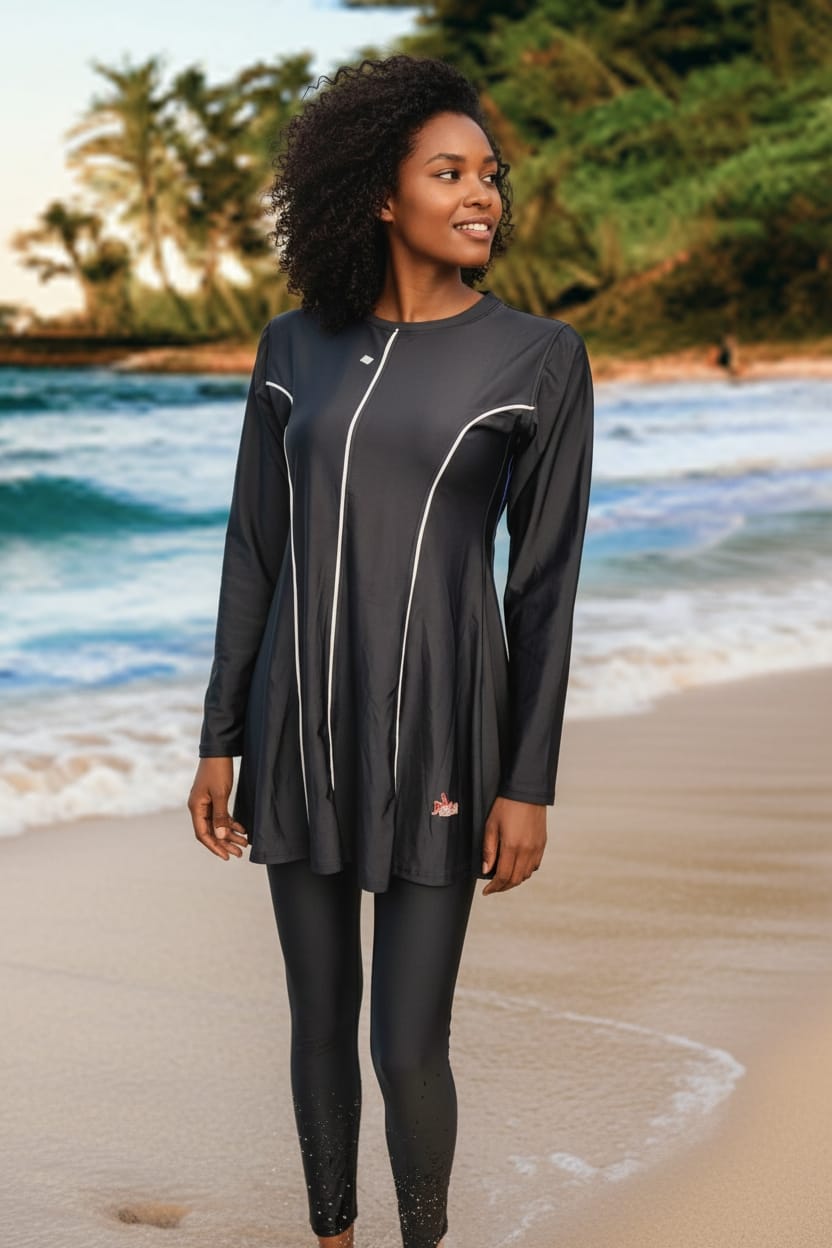 Women’s Modest Swimming Burkini – Full Coverage Muslim Swimwear