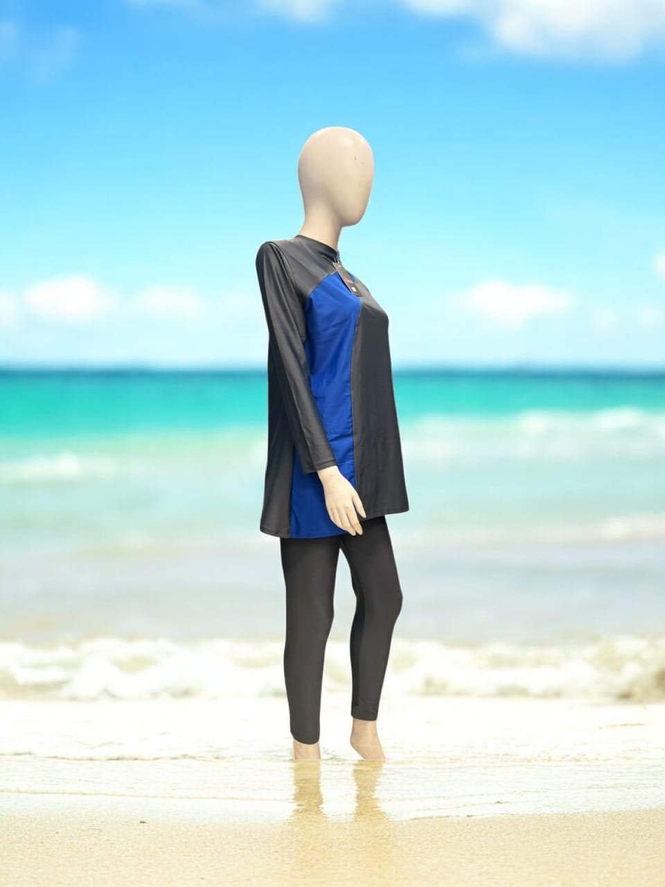 Women’s 3-Piece Modest Swimwear Set – UPF 50+ Sun Protection