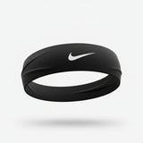 Nike Dri-FIT Fury Classic headband in black and white
