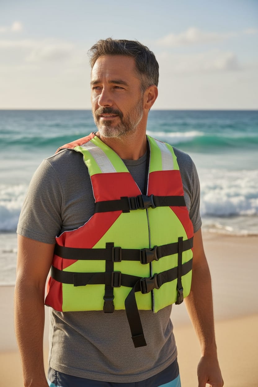 Eryue Adult Lifesaving Life Ja et Buoyancy Aid Boating Sur g Work Vest Clothing Swimming Marine Life Ja ETS Safe Sur al Suit Outdoor Water Sport Swimming Drifting Fishing