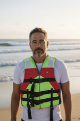 Eryue Adult Lifesaving Life Ja et Buoyancy Aid Boating Sur g Work Vest Clothing Swimming Marine Life Ja ETS Safe Sur al Suit Outdoor Water Sport Swimming Drifting Fishing